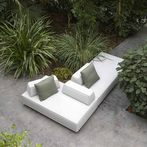Canapé modulable - Stage - WOW ITALY - contemporain / d'extérieur / en tissu