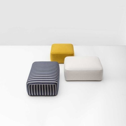 Pouf contemporain - Wows - WOW ITALY - en tissu / rond / carré
