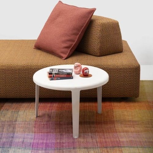 Table basse contemporaine - Treblè - WOW ITALY - en aluminium / avec piètement en aluminium / ronde