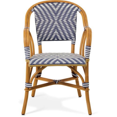 Chaise contemporaine - 920500-AZU - BAMBO BLAU - d'intérieur / d'extérieur / en fibres synthétiques