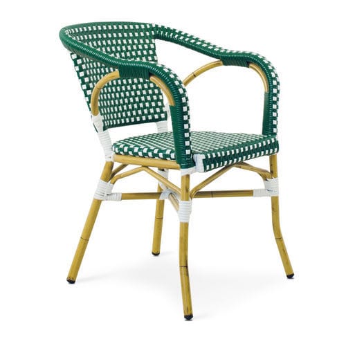 Chaise contemporaine - 950900-VER - BAMBO BLAU - d'intérieur / d'extérieur / en fibres synthétiques