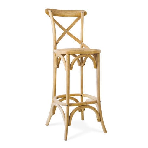 Chaise de bar contemporaine - 950529-PAT - BAMBO BLAU - d'intérieur / d'extérieur / en rotin