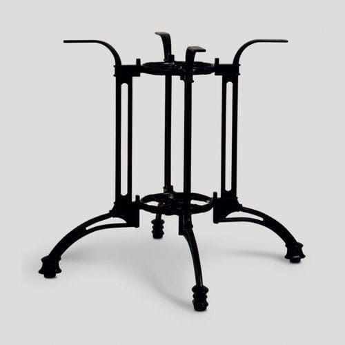 Pied de table en aluminium - 950925-NEG - BAMBO BLAU - contemporain / double / contract