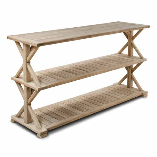 Console contemporaine - 933059 - BAMBO BLAU - en bois / avec piètement en bois / rectangulaire