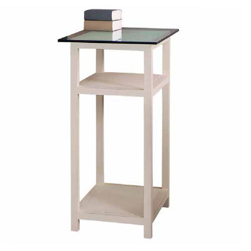 Table d'ordinateur sur pied - 930121-IVO - BAMBO BLAU - contemporaine / en bois / en verre
