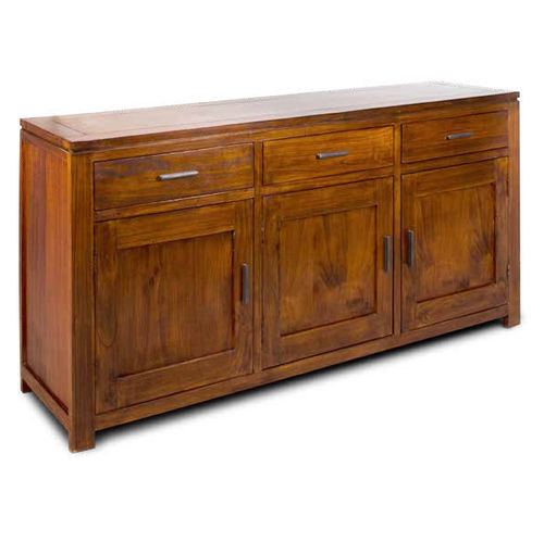 Buffet classique - 930026/180-BAS - BAMBO BLAU - en bois / avec tiroirs / à portes battantes