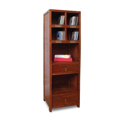 Bibliothèque classique - 930133-BAS - BAMBO BLAU - en bois / avec rangement