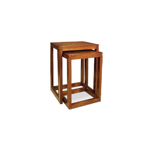 Table gigogne contemporaine - 930093/65-BAS - BAMBO BLAU - en bois / avec piètement en bois / rectangulaire