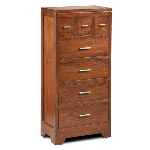 Chiffonnier classique - 930176-BAS - BAMBO BLAU - en bois