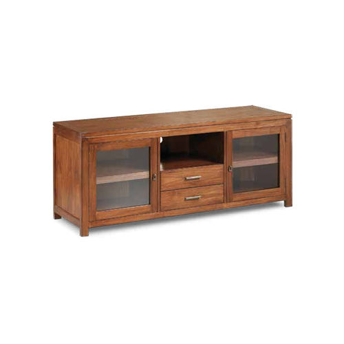 Buffet contemporain - 930086/160-BAS - BAMBO BLAU - en bois / en verre / avec étagère