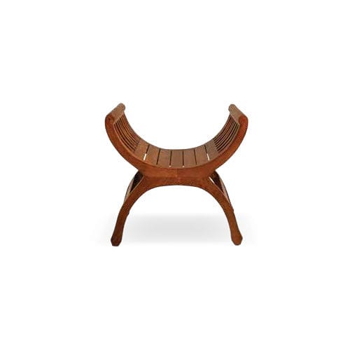 Tabouret classique - 930221-BAS - BAMBO BLAU - en bois / avec piètement en bois / double