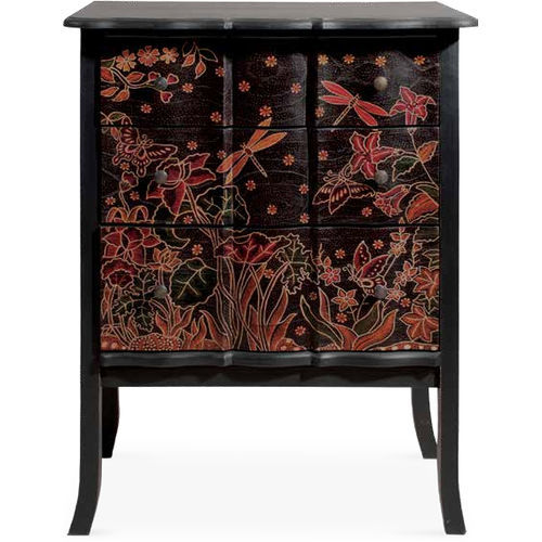 Commode haute - 930218-BAS - BAMBO BLAU - classique / en bois / avec tiroir