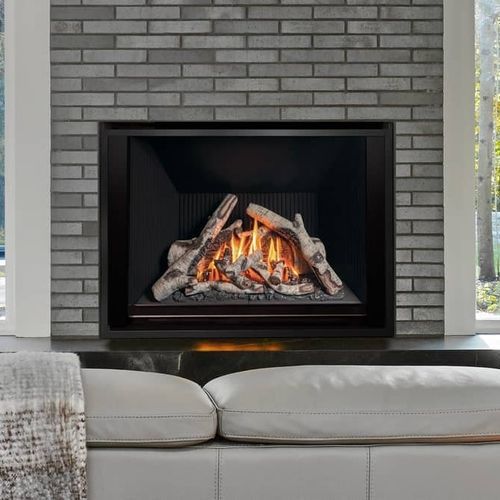 Cheminée au propane - H6 - Valor Fireplaces - à gaz naturel / à encastrer / simple face