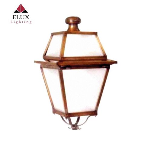 Lanterne urbaine classique - Lanterna storica Trastevere 303OT - Elux srl - de laiton / à LED / carrée