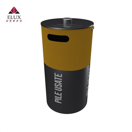 Poubelle publique - RUP PILE 350 - Elux srl - de tri sélectif / autoportante / en acier galvanisé