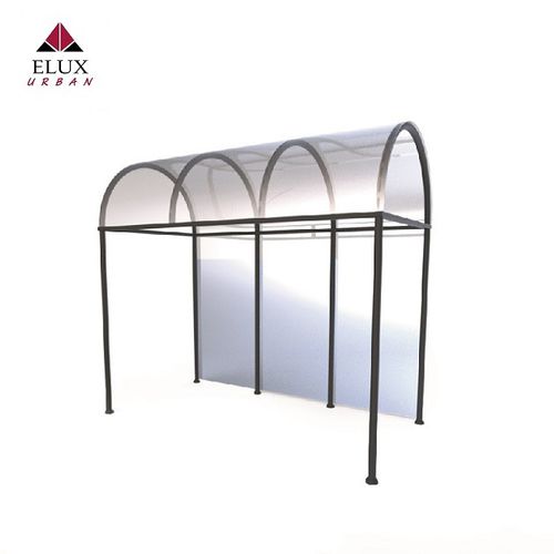 Abribus en acier à revêtement par poudre - Genova 474 - Elux srl - toit en polycarbonate / toit en Plexiglas®