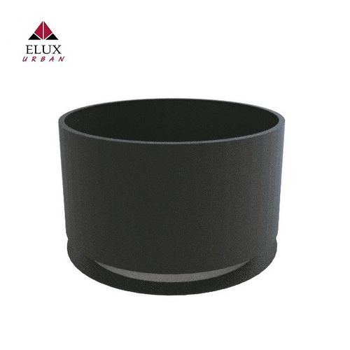 Jardinière en tôle d'acier - KALIKA 102 - Elux srl - en acier à revêtement par poudre / en acier inoxydable / ronde
