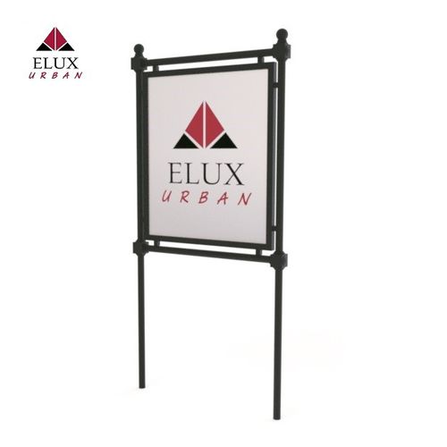 Panneau d'affichage fixe - DHALIA 412 - Elux srl - urbain / pour usage commercial / pour espace public