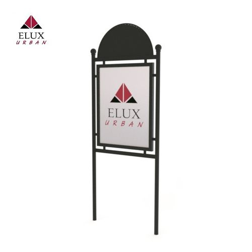 Panneau d'affichage fixe - SCILLA 413 - Elux srl - urbain / pour usage commercial / publicitaire
