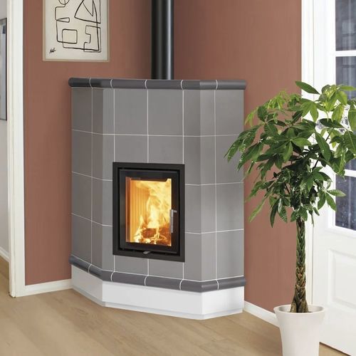 Poêle à bois - ATENA 4 LEVELS - Cerampiù Srl - électrique / 8 kW / multicombustible
