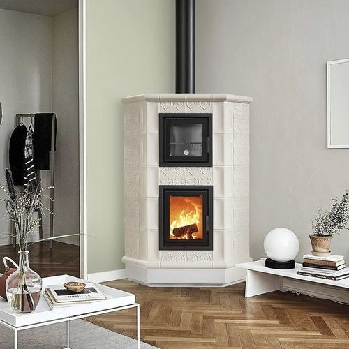 Poêle à bois - DESSERT - Cerampiù Srl - électrique / 8 kW / multicombustible