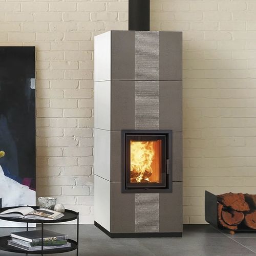 Poêle à bois - MAXI - Cerampiù Srl - électrique / 8 kW / multicombustible