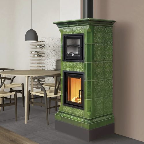 Poêle à bois - BISTROT - Cerampiù Srl - électrique / 8 kW / multicombustible