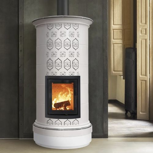 Poêle à bois - ALPINA 5 LEVELS - Cerampiù Srl - électrique / 8 kW / multicombustible