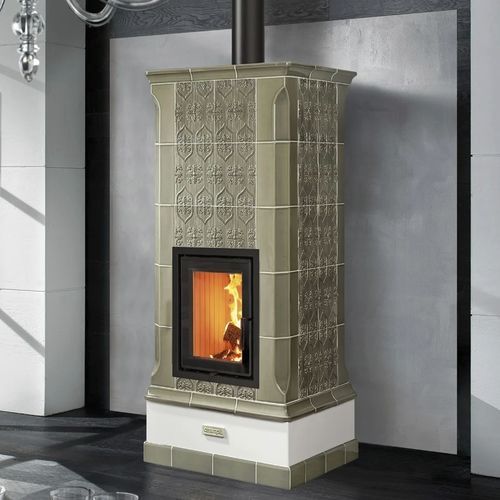 Poêle à bois - VEGA - Cerampiù Srl - électrique / 8 kW / multicombustible