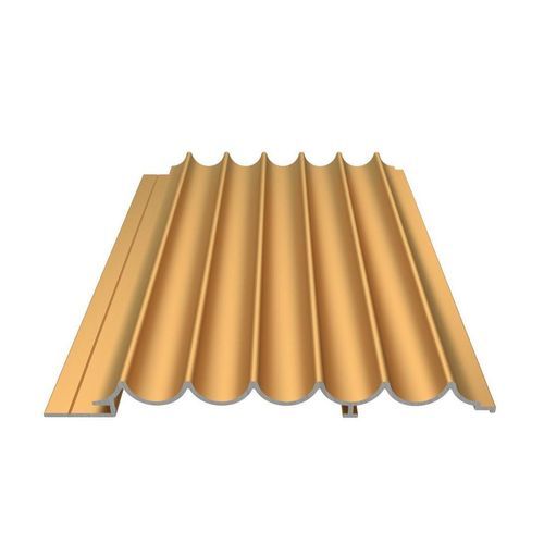 Tôle métallique ondulée - BALUARTE - Alu-Stock SA - en aluminium / 3D / aspect tuile