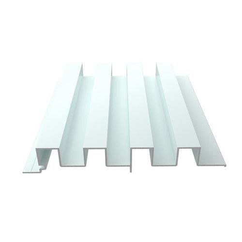 Tôle métallique nervurée - LOARRE - Alu-Stock SA - en aluminium / 3D / anodisé
