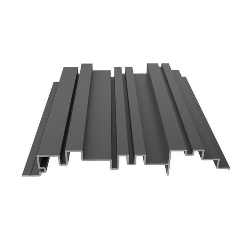 Tôle métallique nervurée - HARLEM - Alu-Stock SA - en aluminium / 3D / anodisé