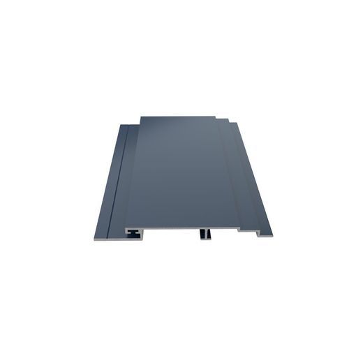 Tôle métallique nervurée - TABLE 100 - Alu-Stock SA - en aluminium / anodisé / anthracite