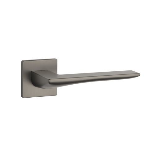 Poignée de porte - IRIS Q - ENGER - en métal / bois / contemporaine