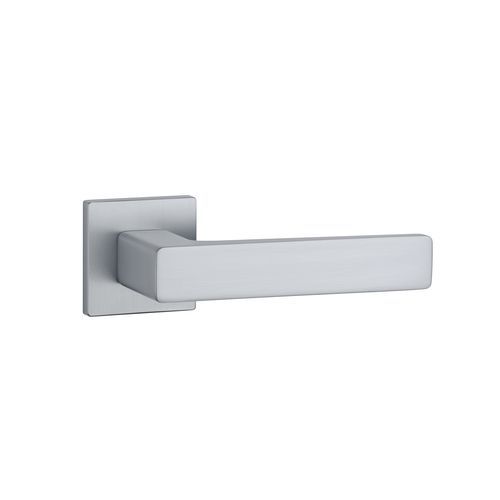 Poignée de porte - ERICA Q - ENGER - en métal / bois / contemporaine