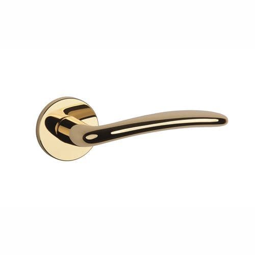 Poignée de porte - AMBROSIA R - ENGER - en métal / bois / contemporaine