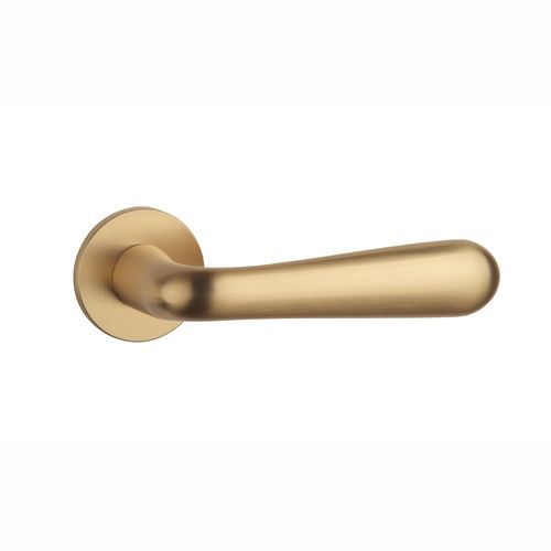 Poignée de porte - GARDENIA R - ENGER - en métal / bois / contemporaine