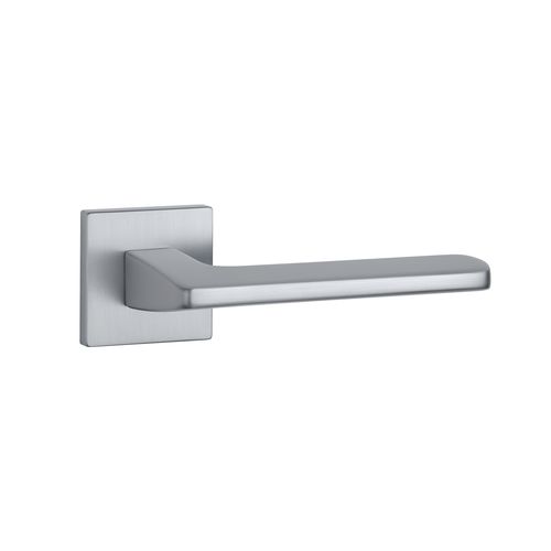 Poignée de porte - YUKA Q - ENGER - en métal / bois / contemporaine