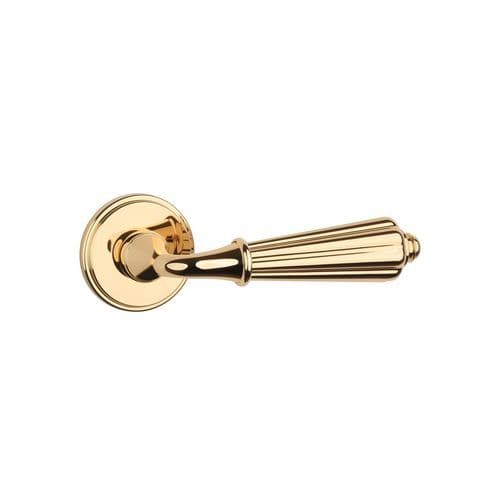 Poignée de porte - APRILE LIMONA - ENGER - en zinc / contemporaine / sur rosace