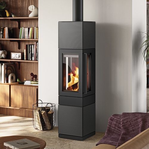 Poêle à bois - ASTANA - HASE Kaminofenbau GmbH - 6 kW / multicombustible / à poser