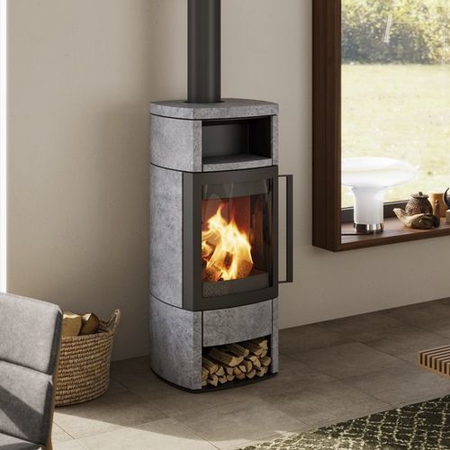 Poêle à bois - JENA - HASE Kaminofenbau GmbH - 6 kW / multicombustible / au sol