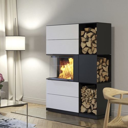 Poêle à bois - PADUA 160 - HASE Kaminofenbau GmbH - 9 kW / multicombustible / à poser