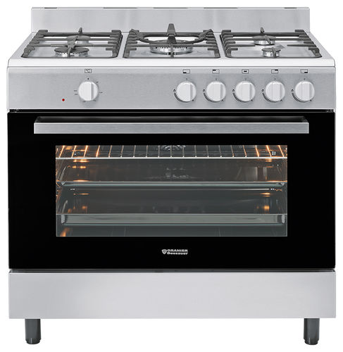 Cuisinière à gaz - FZE 1499 - Oranier Heiz- und Kochtechnik GmbH - 5 foyers / 1 four / à nettoyage manuel