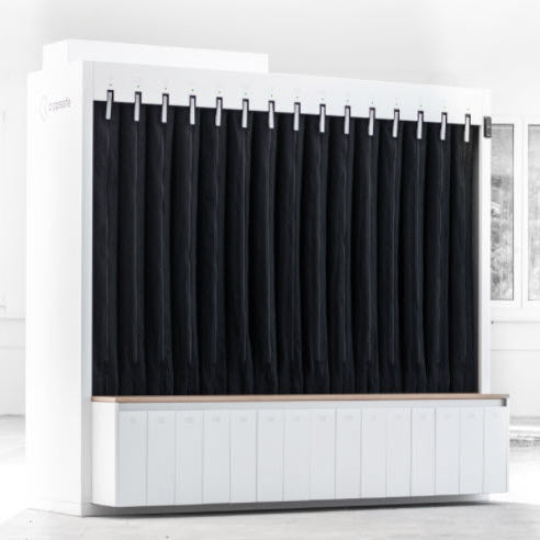 Casier vestiaire à code - Regular - Zippsafe - pour cadenas / professionnel / pour établissements médicaux