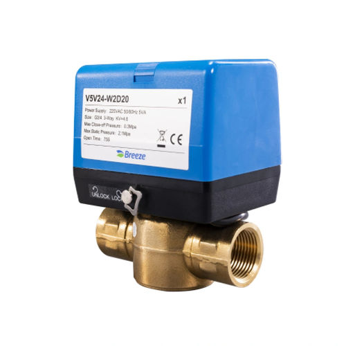 Vanne thermostatique mécanique - V5 - Breeze Controls - manuelle / pour chauffage / pour système de ventilation