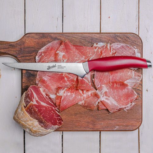Couteau à désosser avec manche en résine - TEKNICA 16 RED - Berkel - avec lame en acier inoxydable