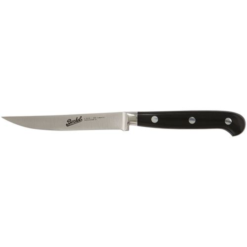 Couteau à steak avec manche en résine - ADHOC 11 BLACK PLAIN - Berkel - avec lame en acier inoxydable