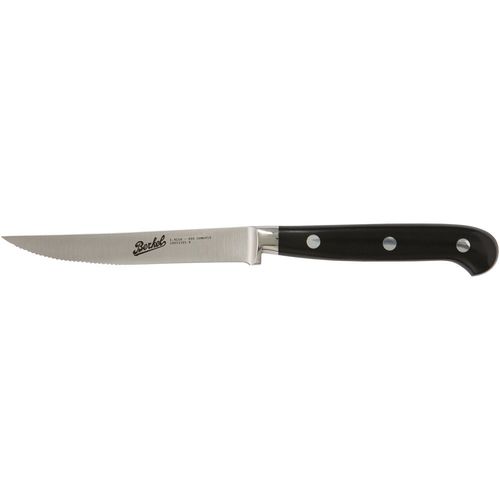 Couteau à steak avec manche en résine - ADHOC 11 BLACK SERRATED - Berkel - avec lame en acier inoxydable