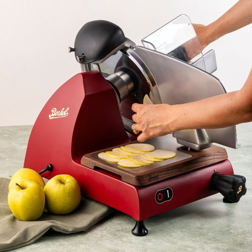 Trancheuse de fruits - RED LINE 250 MATTE RED - Berkel - semi-automatique / à lame circulaire / en acier inoxydable