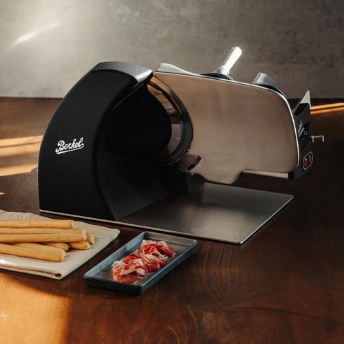 Trancheuse à fromages - HOME LINE 250 PLUS MATTE BLACK - Berkel - de fruits / de légumes / pour charcuterie